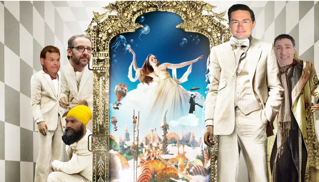 Welcome to Canada's Political Imaginarium of Doctor Parnassus